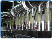 Installation of pumping pipes from production machines